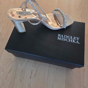 Badgley Mischka Marilee Heeled Sandals Latte Size 10